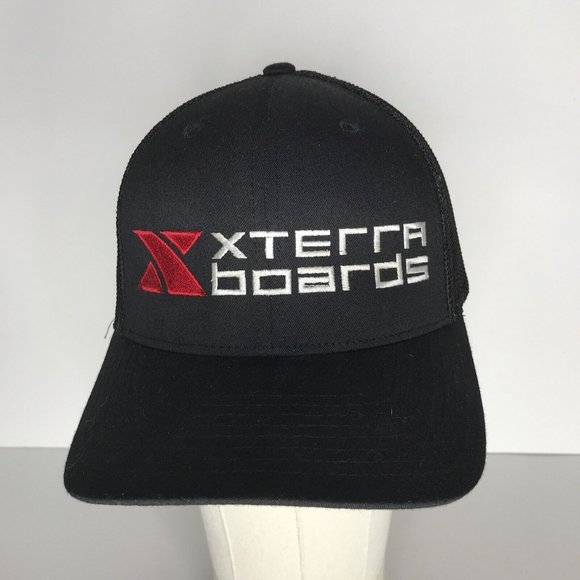 Xterra Boards Skate Skater Skateboards Black Fitted S/M Hat - Picture 1 of 9